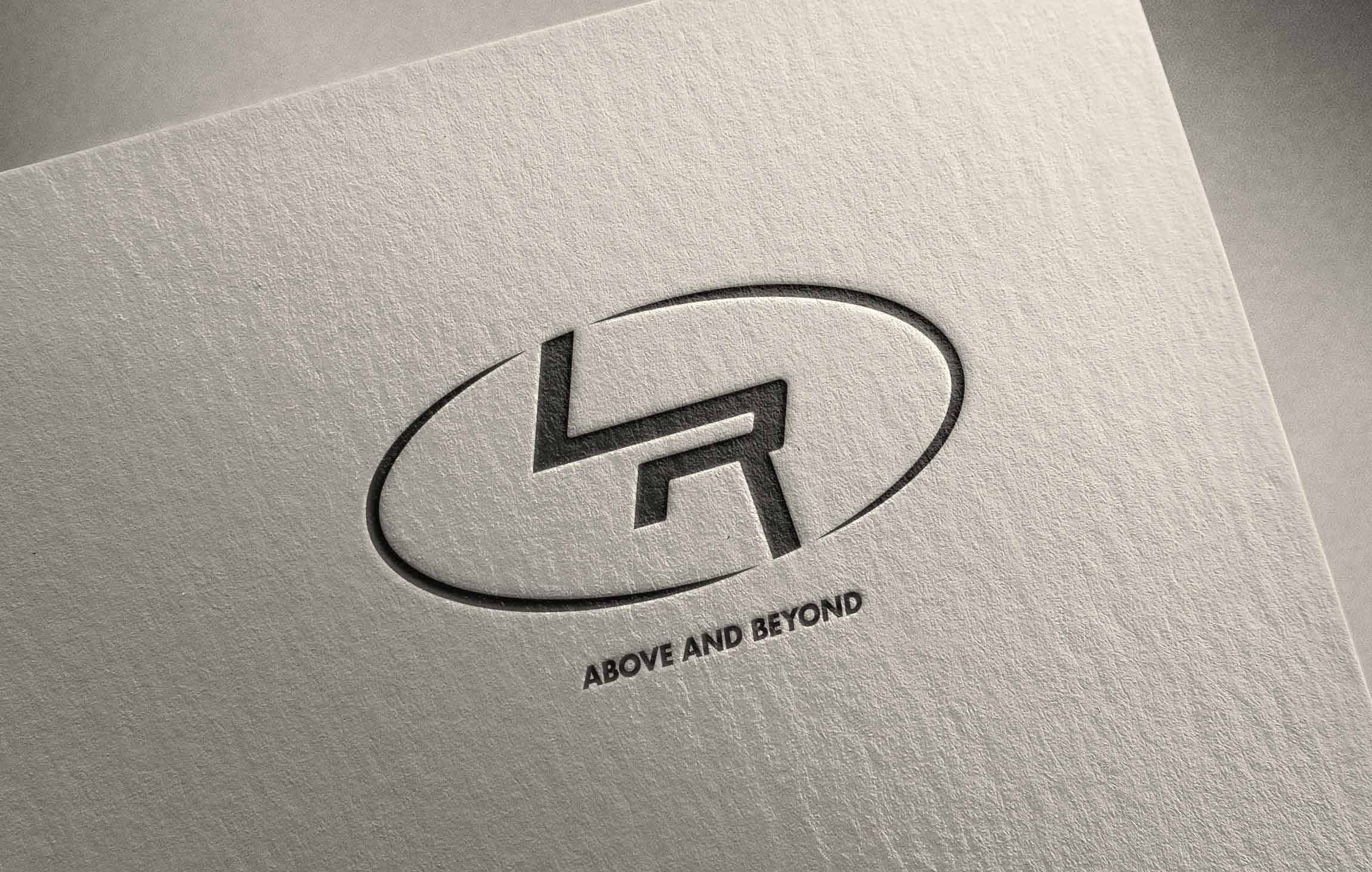 Logo mockup of Land Rover rebrand proposal